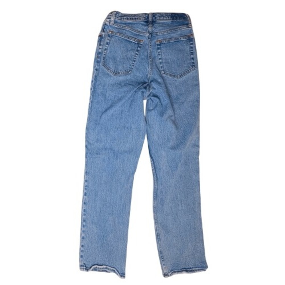 Abercrombie & Fitch Black The 90s Straight Ultra High Rise Blue Jean 30/10 Retro - Picture 7 of 10